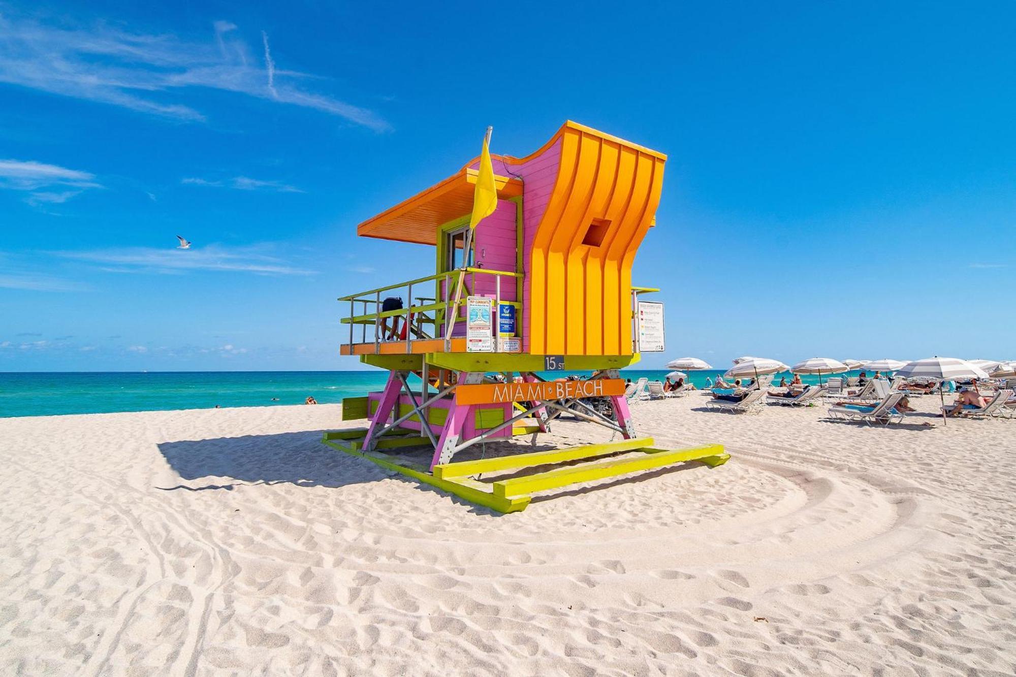 Beachy 1 B/R, W/2 Queen Beds, On Ocean Drive Beach Miami Beach Kültér fotó