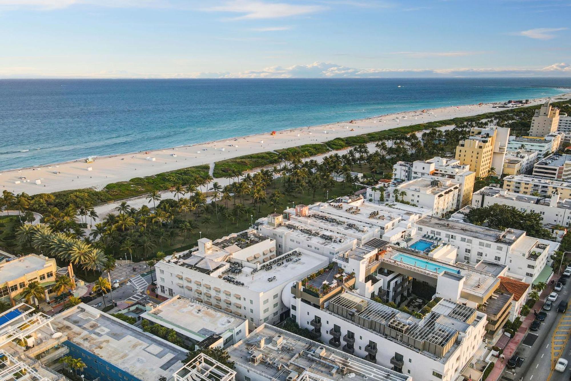 Beachy 1 B/R, W/2 Queen Beds, On Ocean Drive Beach Miami Beach Kültér fotó
